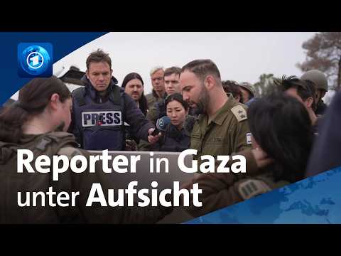 Reporter vor Ort: Wie das Militär unsere Bilder aus Gaza prüft