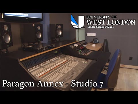 London College of Music | Studio Tours - Paragon Annex Studio 7  | University of West London