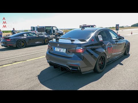 740HP BMW M3 F80 Mosselman vs 900HP Porsche 992 Turbo S LCE Performance