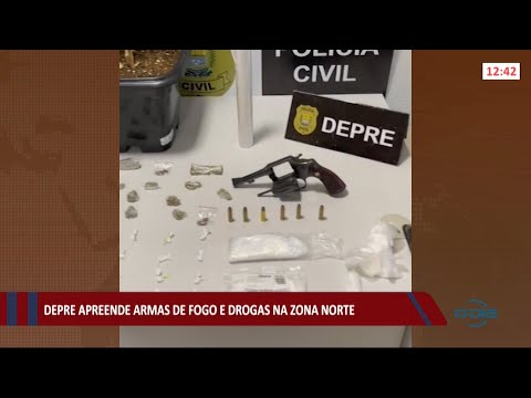 DEPRE apreende armas de fogo e drogas na zona norte 05 08 2021