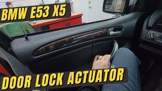Door Lock Actuator Replacement | BMW E53 X5