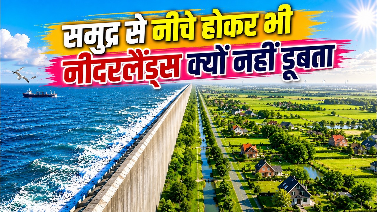 समुद्र से नीचे होकर भी नीदरलैंड्स क्यों नहीं डूबता? Why 