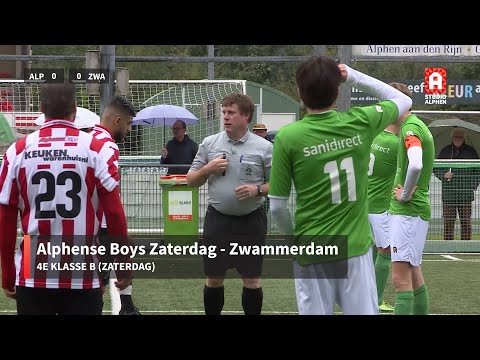Samenvatting Alphense Boys Zaterdag - Zwammerdam (zaterdag 2 oktober)