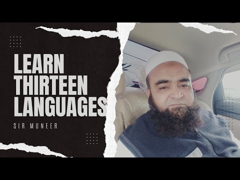 Learn Thirteen Languages #Spanish #Italian #Arbic #Persian #Pashto #Urdu #turkey #indonesian