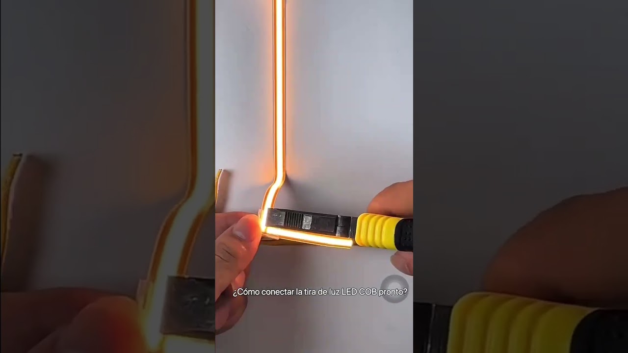 ¿Cómo conectar la tira de luz LED COB rápidamente?