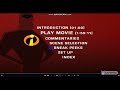 The Incredibles Full Screen Version 2005 DVD Menu Walkthrough Reverse Version