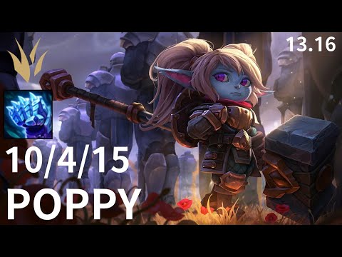 Poppy Jungle vs Graves - EUW Challenger | Patch 13.16