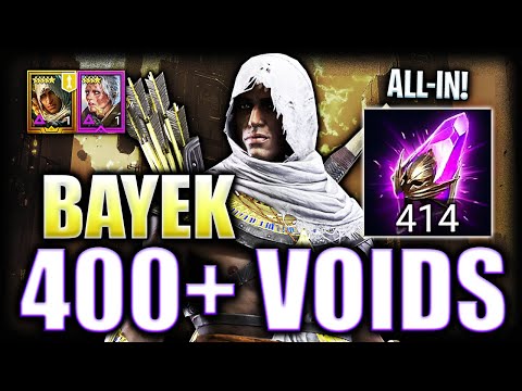 BAYEK Pulls - Over 400 Void Shards - ALL-IN! ⁂ Raid: Shadow Legends