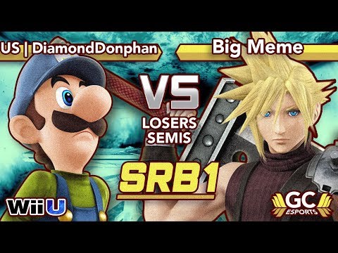 Fall SRB 1 - DiamondDonphan (Luigi) vs Big Meme (Cloud)  (Losers Semis) - Smash Wii U