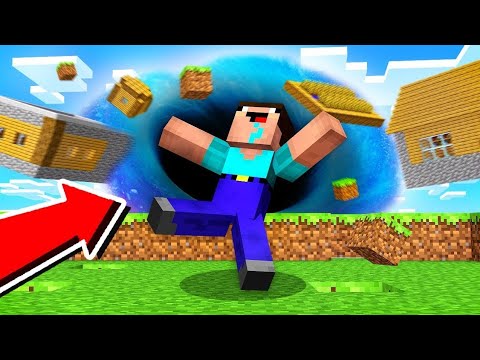 Minecraft NOOB vs PRO: KÖYDEKİ KARA DELİK YOK! % 100 TROLLING VILLAGER MEYDAN OKUMASI