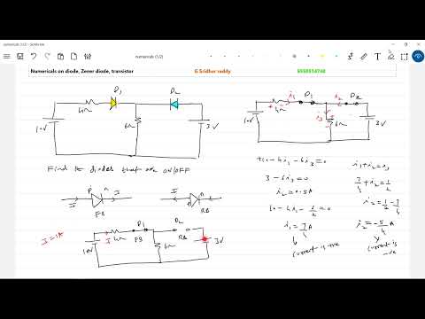 Numericals on diode
