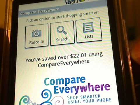 T-Mobile G1 Apps-Shop Savvy-SnapTell-Compare Everywhere