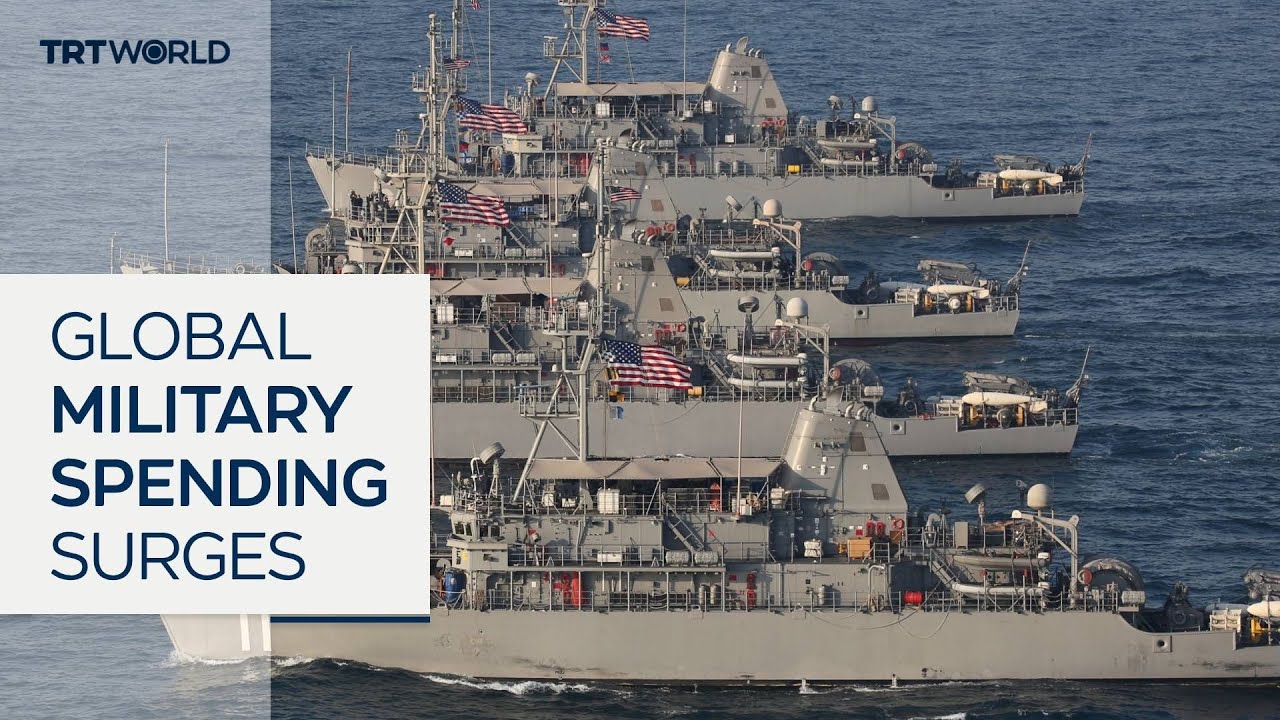 Global military spending reaches highest recorded levels