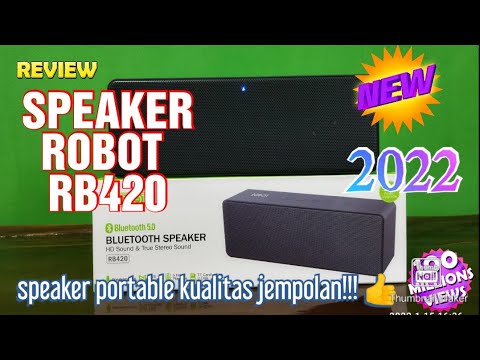 Review & unboxing ROBOT RB420 #Speaker portable terbaik 2022 NEW