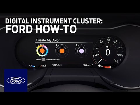 Mustang Digital Instrument Cluster with MyColor® | Ford How-To | Ford