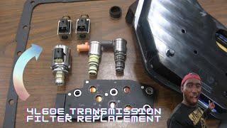 How to change transmission filter & shift solenoids 4L60e and 4L65: it's gets messy down there