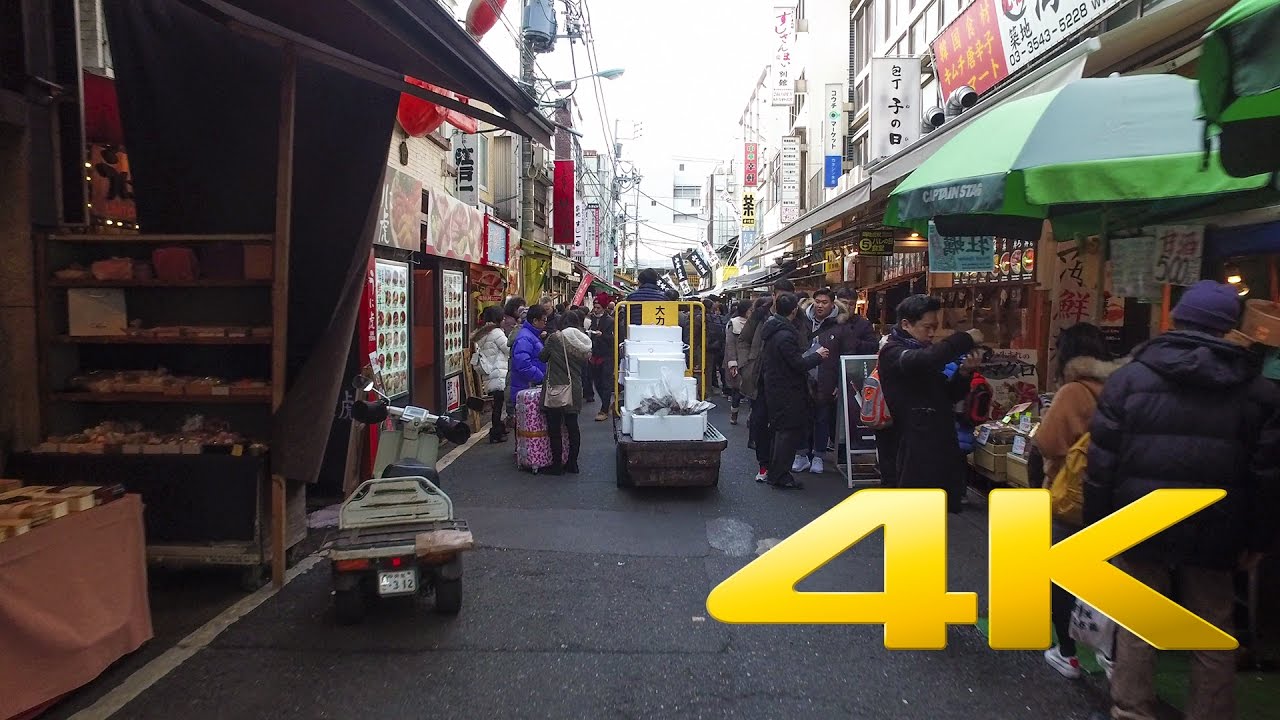 Walking around Tsukiji Outer Market
