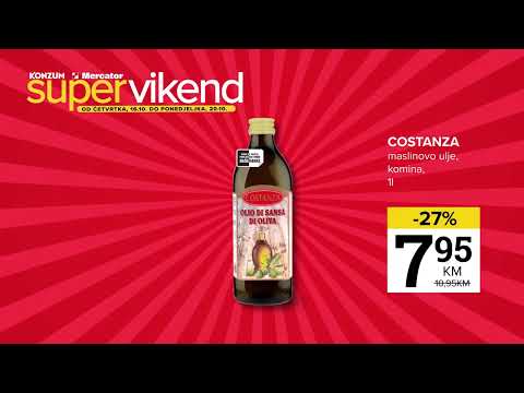 Super vikend u Konzumu i Mercatoru! 16.10.-20.10.2025.