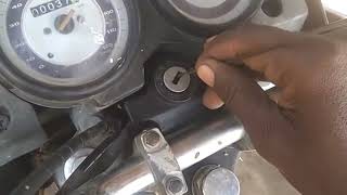 How to open bike handle lock without key, हान्डेल लाँक बाइक चोरी, bike steering lock without key