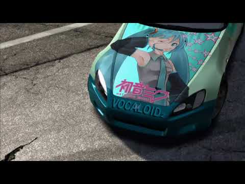 Forza MotorSport3 Hatsune Miku ver Anime Paint Car xbox360