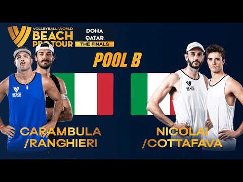 Carambula/Ranghieri vs. Nicolai/Cottafava - Quarter Final Highlights Doha 2023 #BeachProTour