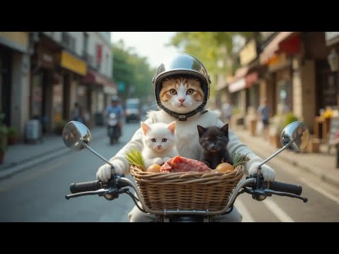 Mama Cat Make Coftas For Her Kittens ||Cute Cat Story