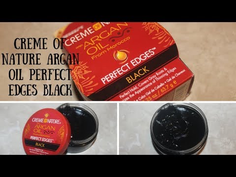 Creme of Nature Argan Oil Perfect Edges Black Edge Gel...