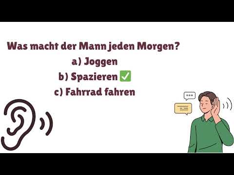 Provimi Goethe A1 pjesa Te Degjuarit: Degjo Dhe Gjej Pergjigjen E Sakte