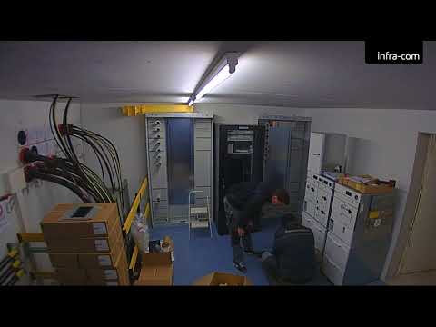 Infra-Com FTTH-Netzbau, Glasfaser LWL-POP aufbauen