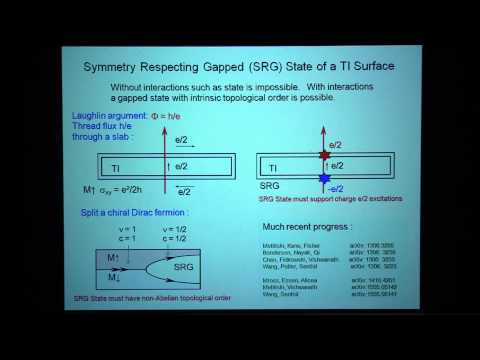 Prof. Charles Kane, "Topological Band Theory III", Part 5 of 5