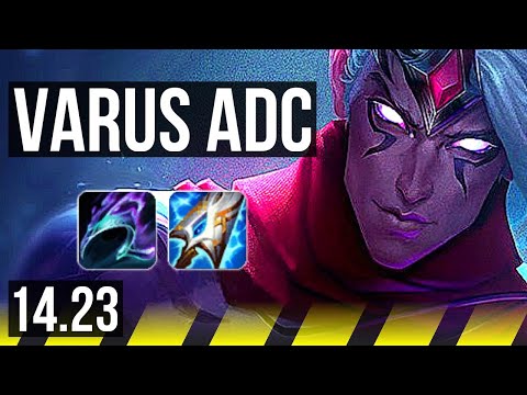VARUS & Galio vs JINX & Thresh (ADC) | KR Master | 14.23