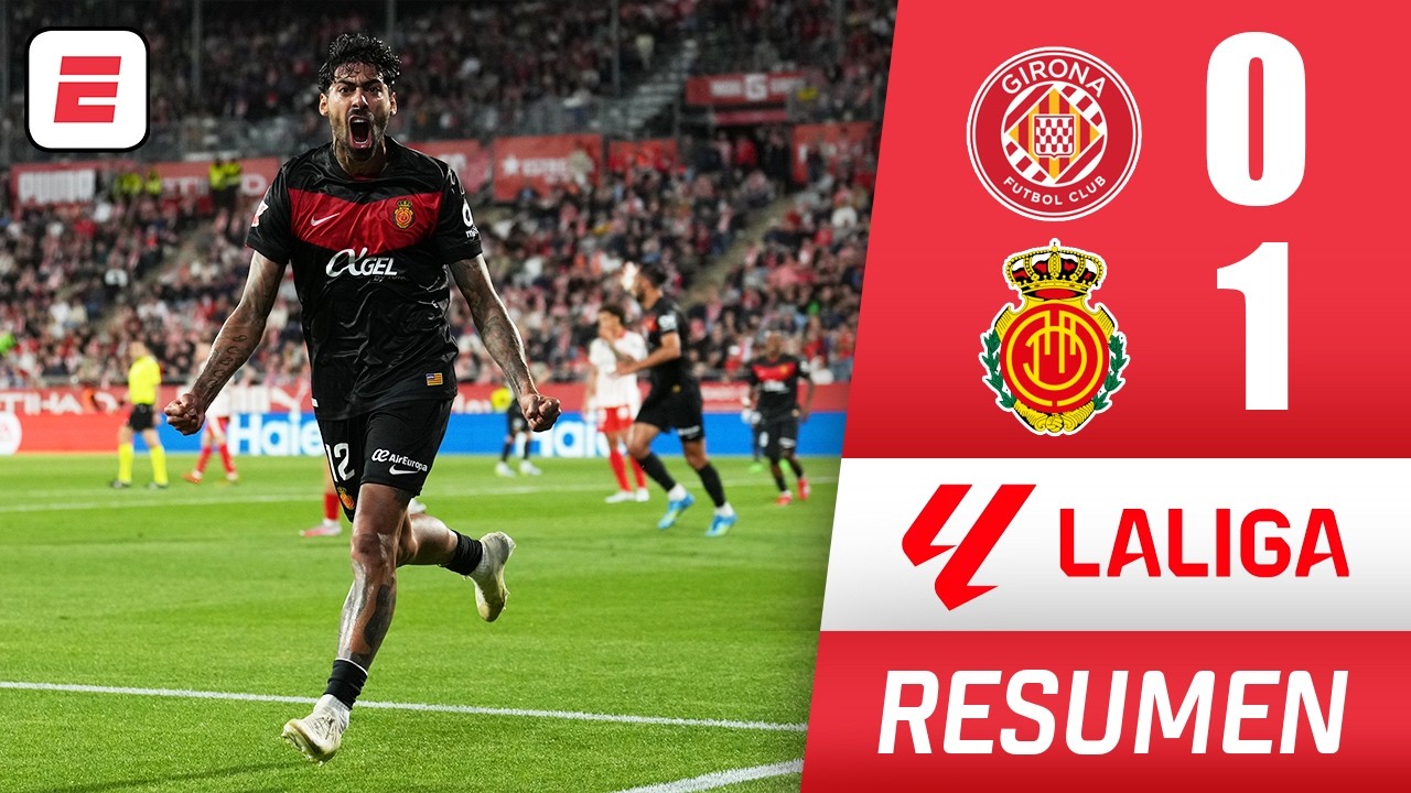 El MALLORCA de MARTÍN DEMICHELIS se quedó con victoria clave ante GIRONA. Gol de COSTA | La Liga