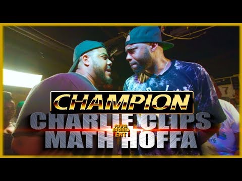 CHARLIE CLIPS VS MATH HOFFA RAP BATTLE - RBE | CHAMPION
