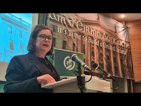 Mary Lou outlines her vision of a New Ireland a Real Republic based on hope and opportunity.