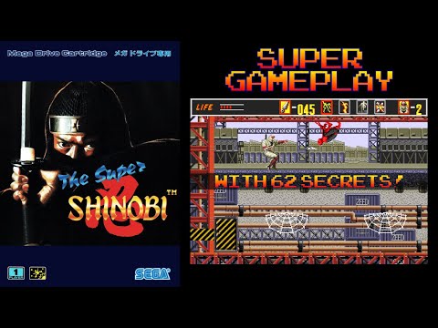 The Revenge of Shinobi / All 62 Secrets!!! (Mega Drive - Sega Genesis) The Super Shinobi