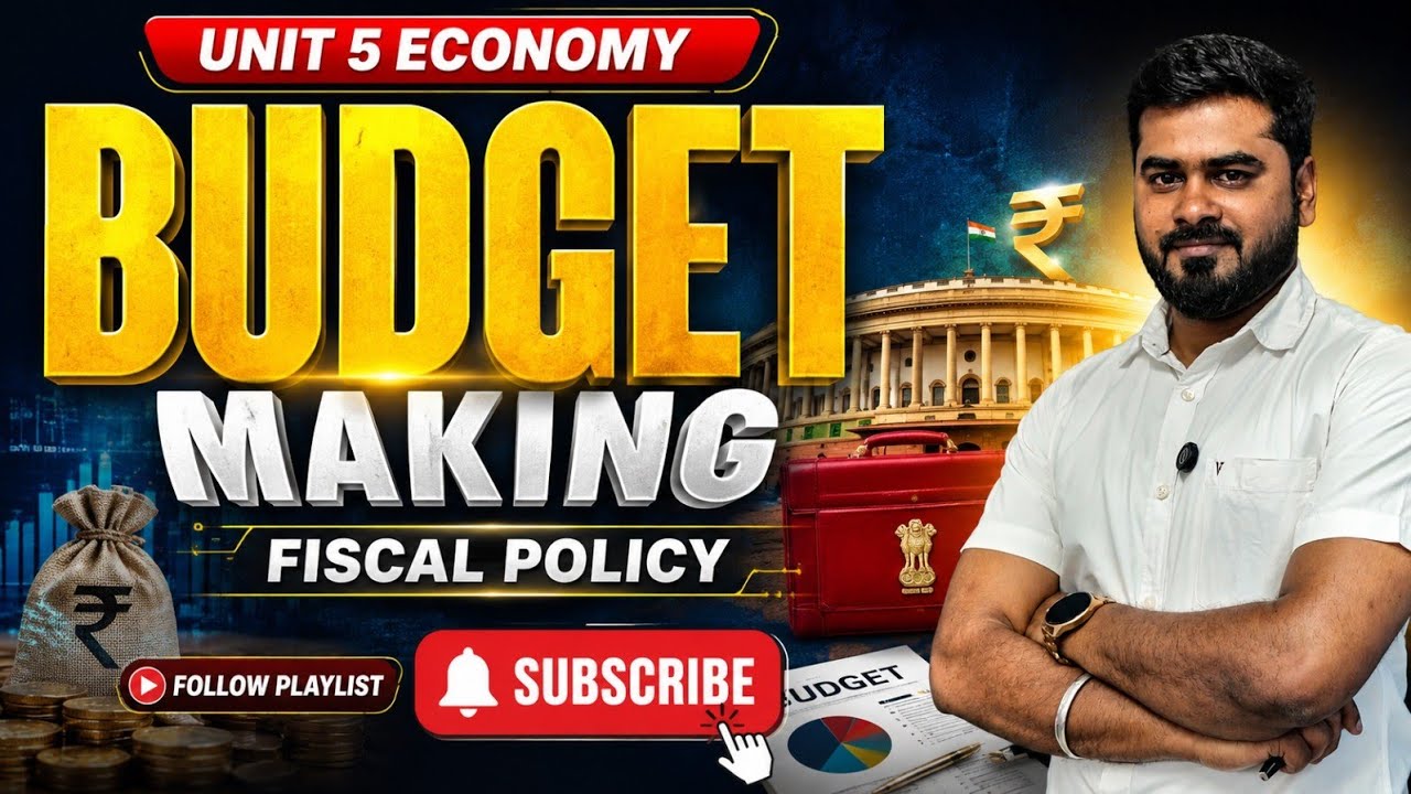 Budget Making/Fiscal Policy/#tnpsc Unit 5 Economy/Follow the Playlist#tnpscgroup2 