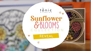 Sunflower Silhouette &amp; Blossoming Blooms Layering Die Sets | Tonic Studios