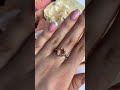 Серебряное кольцо с морганитом nano