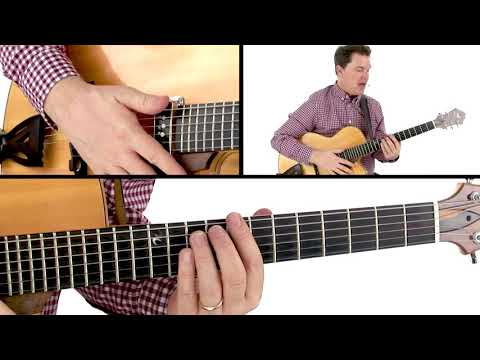 Walking Bass Jazz Guitar Lesson - Substitution Blues: Breakdown - Sean McGowan