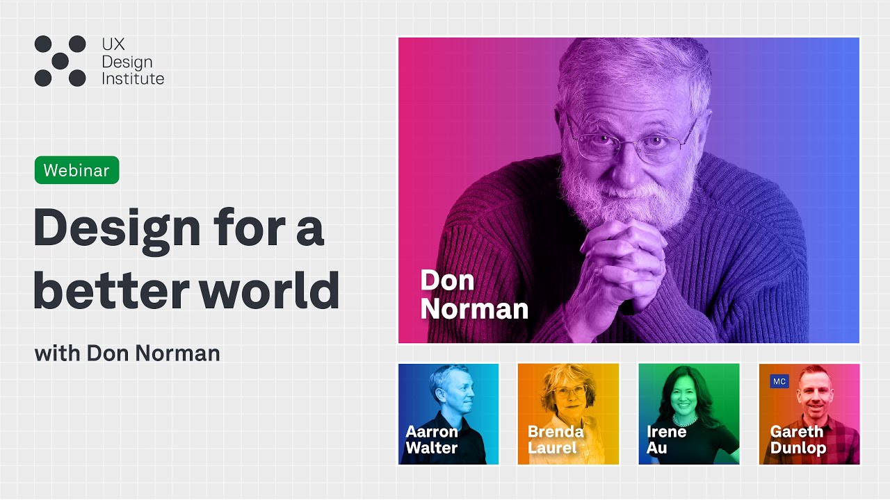 Design for a better world with Don Norman
