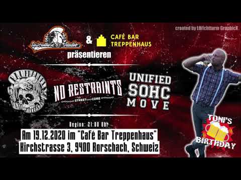 Toni´s Birthday! Raufhandel (CH) & No Restraints (IT) & Unified Move (CH)