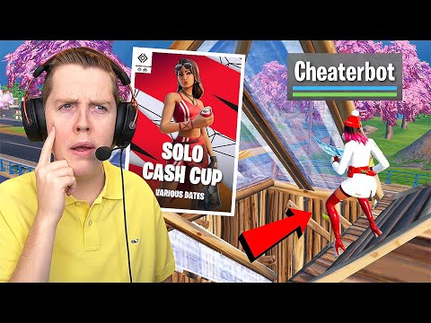 So I Coached A *CHEATER* In The Solo Cash Cup... (Fortnite)
