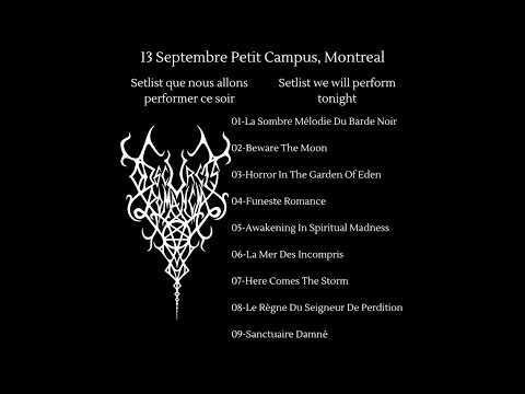 Obscurcis Romancia - Montreal, Petit Campus Setlist 2025-09-13
