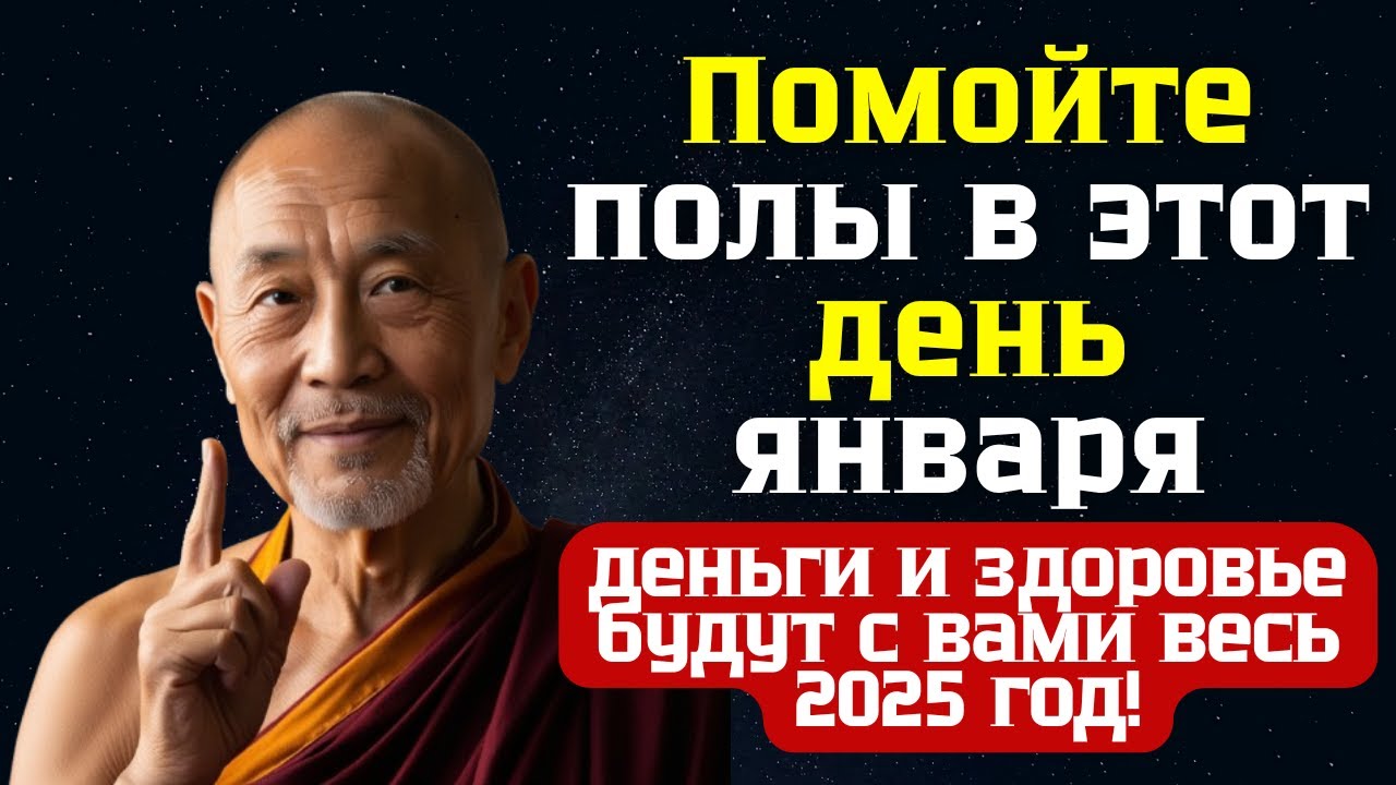 Помойте полы в этот день января, и деньги и здоровье будут с вами весь 2025 год!