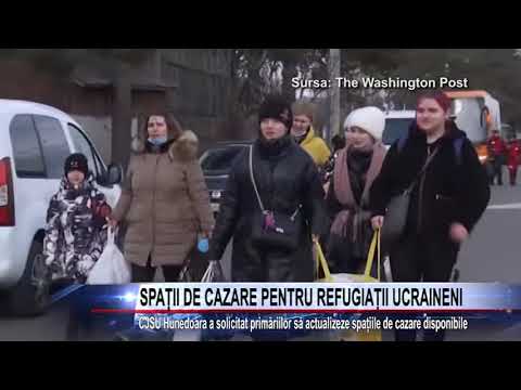 SPAȚII DE CAZARE PENTRU REFUGIAȚII UCRAINENI
