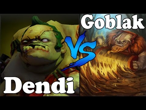 Dota 2 - Pudge Plays Dendi vs Globak - Europe Elite League!