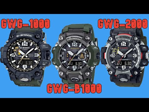 G-Shock's Official Ads Comparison For the GWG 1000 vs GWG 2000 vs GWG B1000