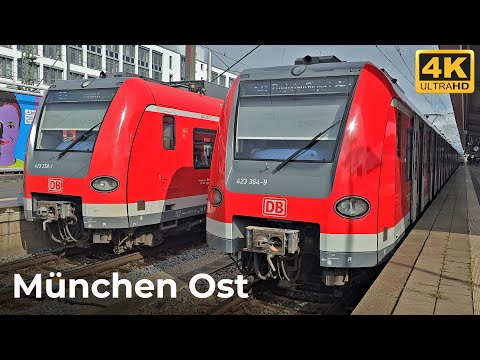 München Ostbahnhof - 11.10.2024: Mittagszeit am Puls des Münchner Bahnverkehrs