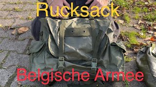 Rucksack Belgische Armee