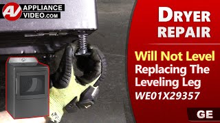 Dryer Vibrating and Noisy When Running - Leveling Leg Issues - Diagnostic & Repair
